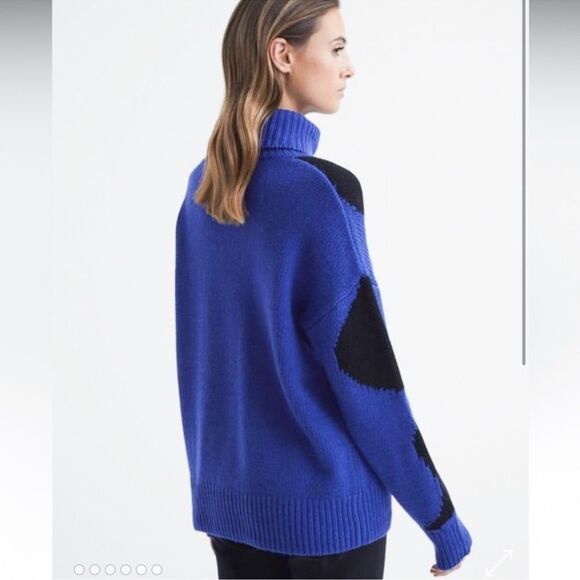Reiss Brittany Wool Cashmere Turtleneck Sweater Size Small Chunky Knit - Picture 2 of 10